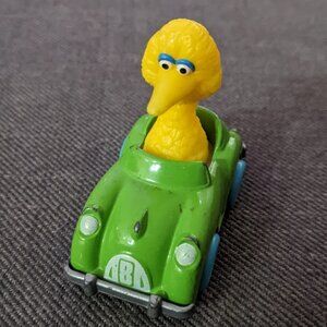 VINTAGE! Die Cast Sesame Street Big Bird Car from 1983